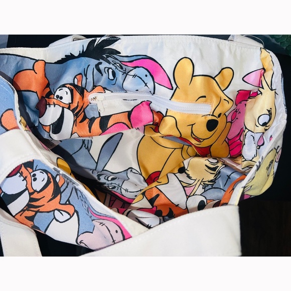 Disney Store Disney Store Winnie the Pooh Eeyore Tigger Canvas Tote Bag - Picture 3 of 4